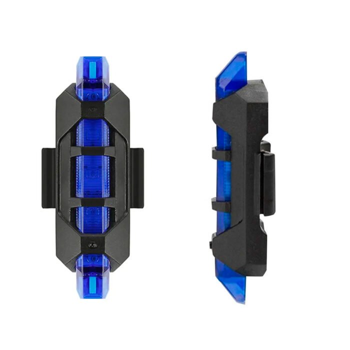 Luz LED trasera para bicicleta - Azul