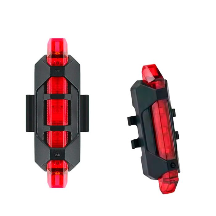 Luz LED trasera para bicicleta - Rojo