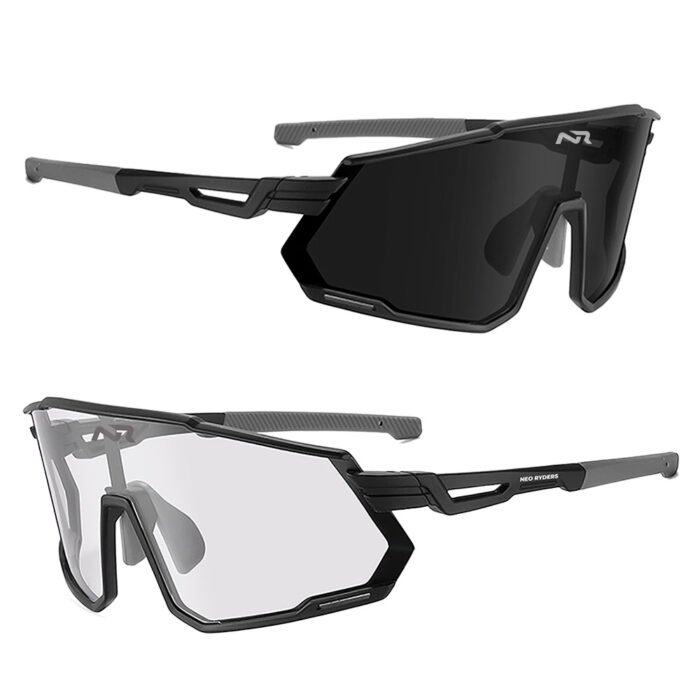 Lentes deportivos fotocromáticos ASCENDde NeoRyders con filtro UV400