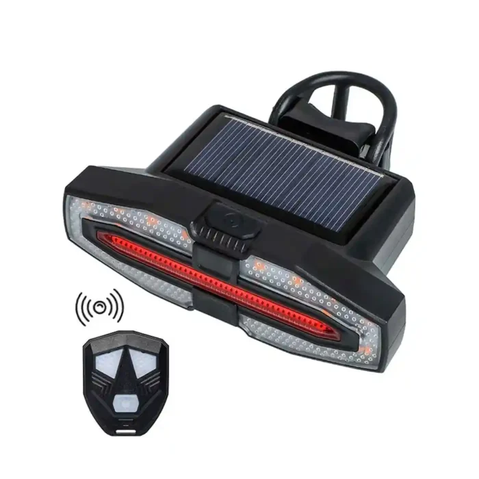 Luz Trasera con Direccionales con Panel Solar